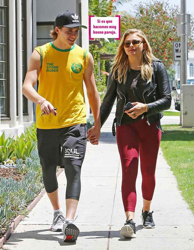 Brooklyn Beckham y Chloe Moretz