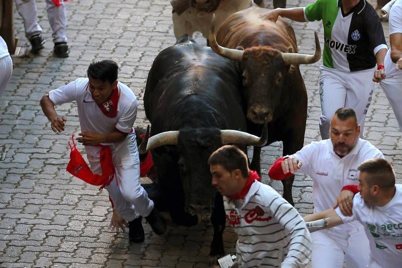 Fotogalería del tercer encierro