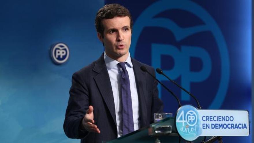 Pablo Casado, sobre la investigación de su máster: &quot;Absoluta tranquilidad&quot;