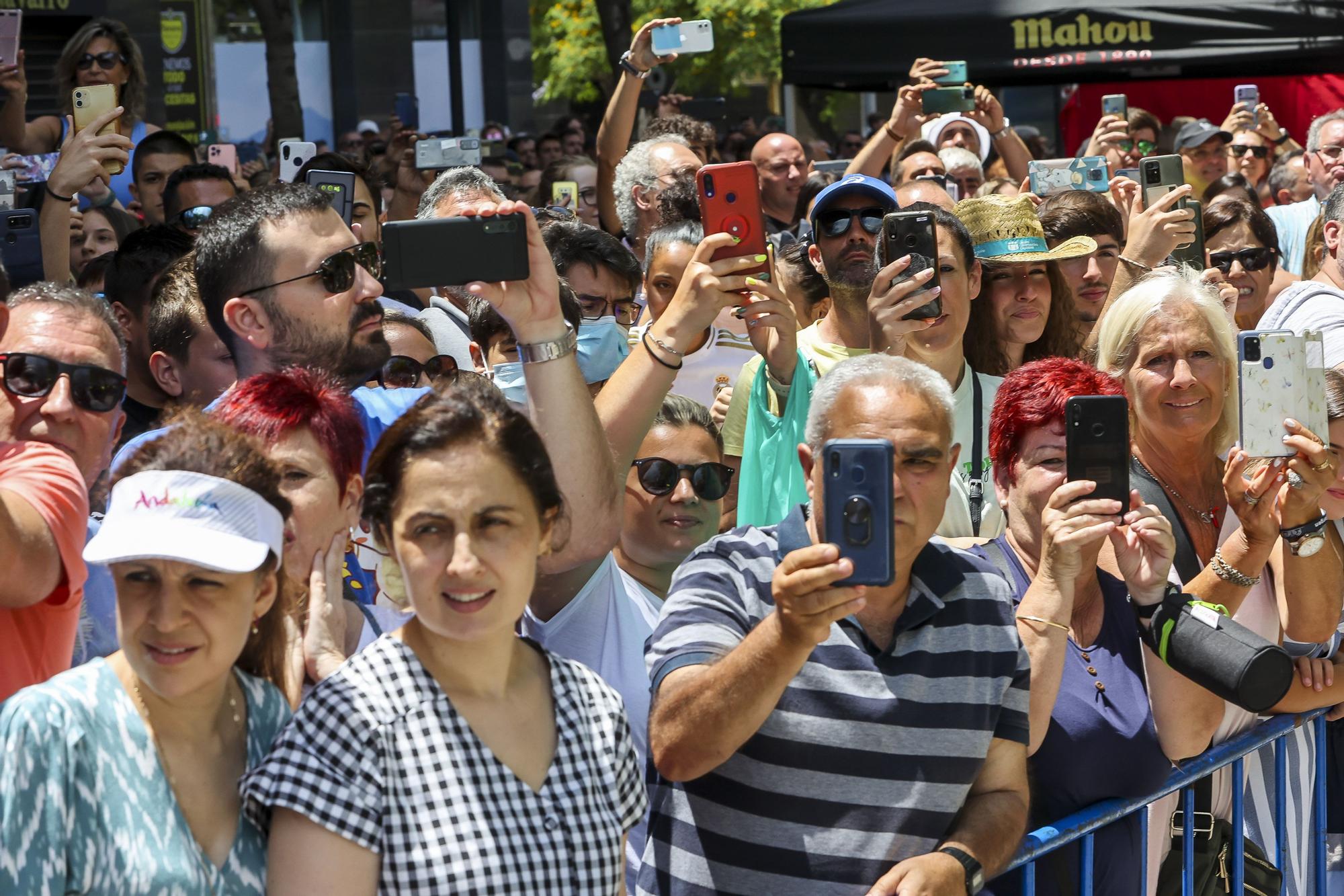 Primera mascletà de las Hogueras 2022