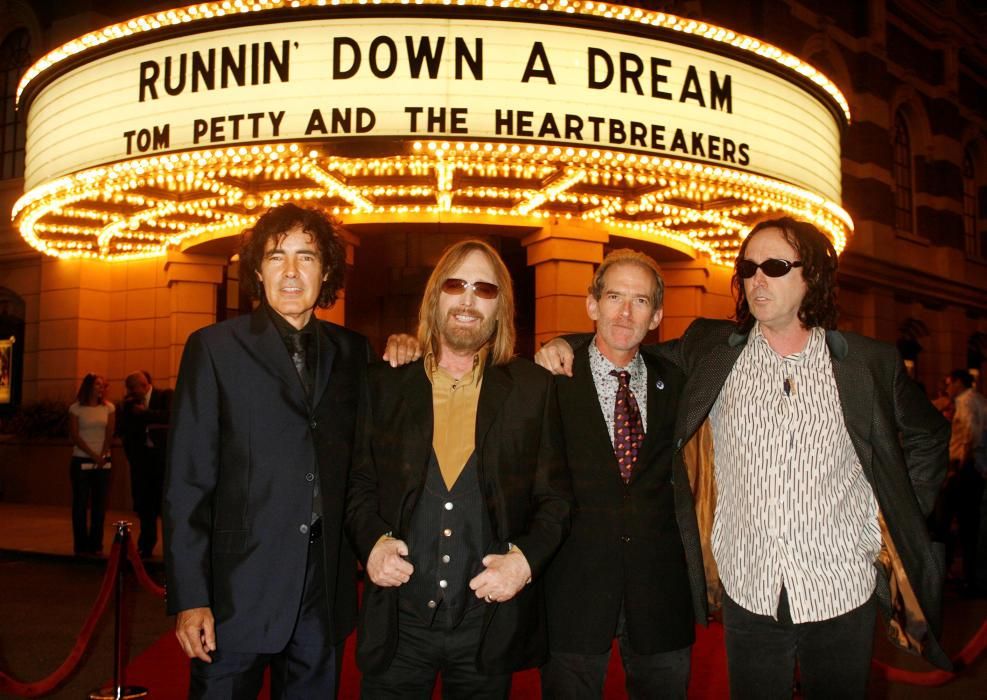 FILE PHOTO: Tom Petty and band members pose at ...