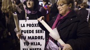 Manifestació contra la violència de gènere a València, el novembre de l’any passat.