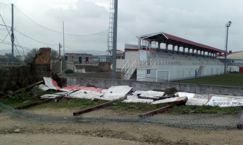 El primer temporal del invierno azota Galicia