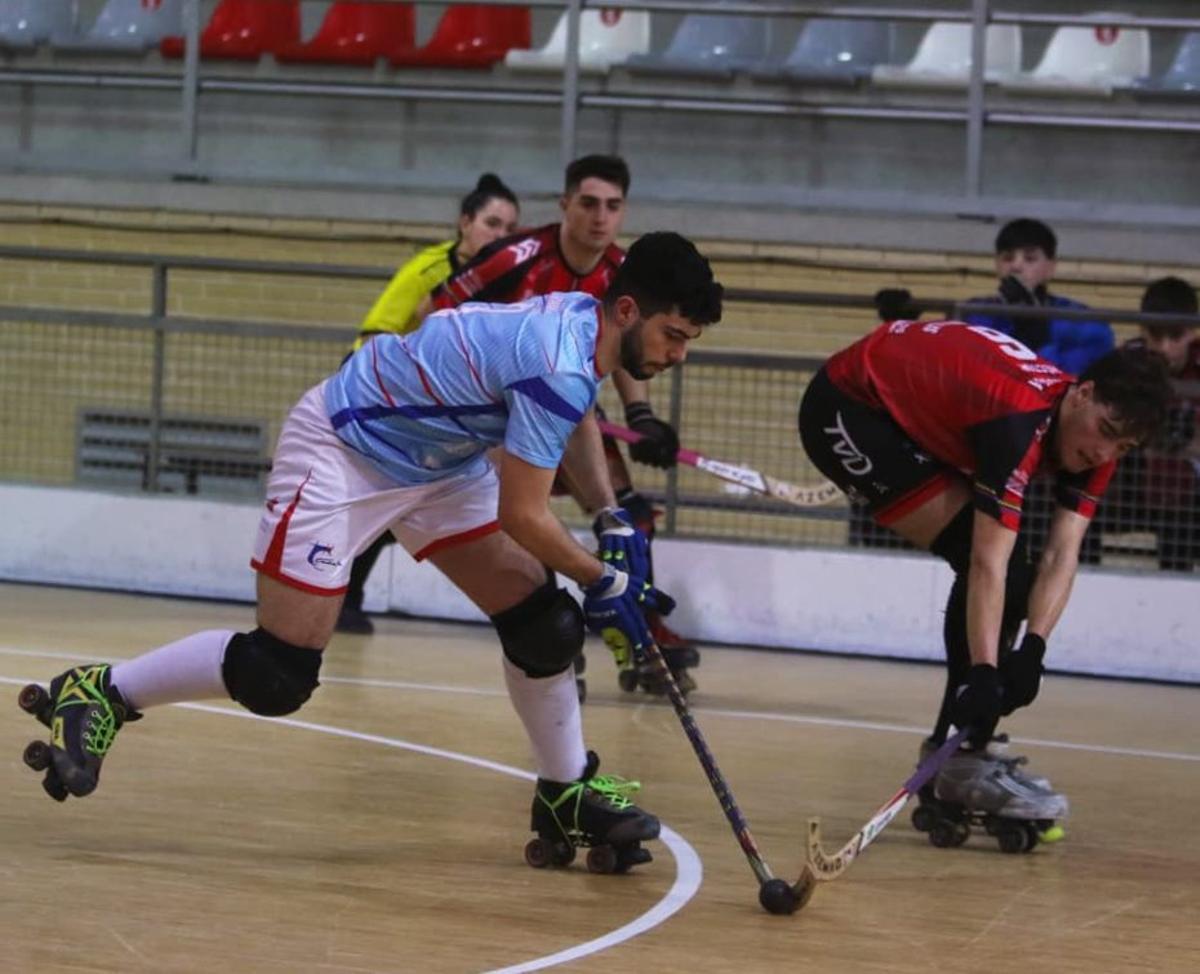 Una acción del partido en el Pablo Beiro. |  Bruno Costas photography