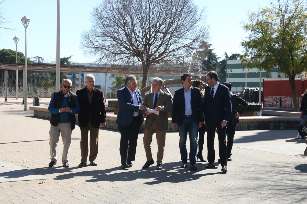 Presentación de las obras en el Parque Figueroa.