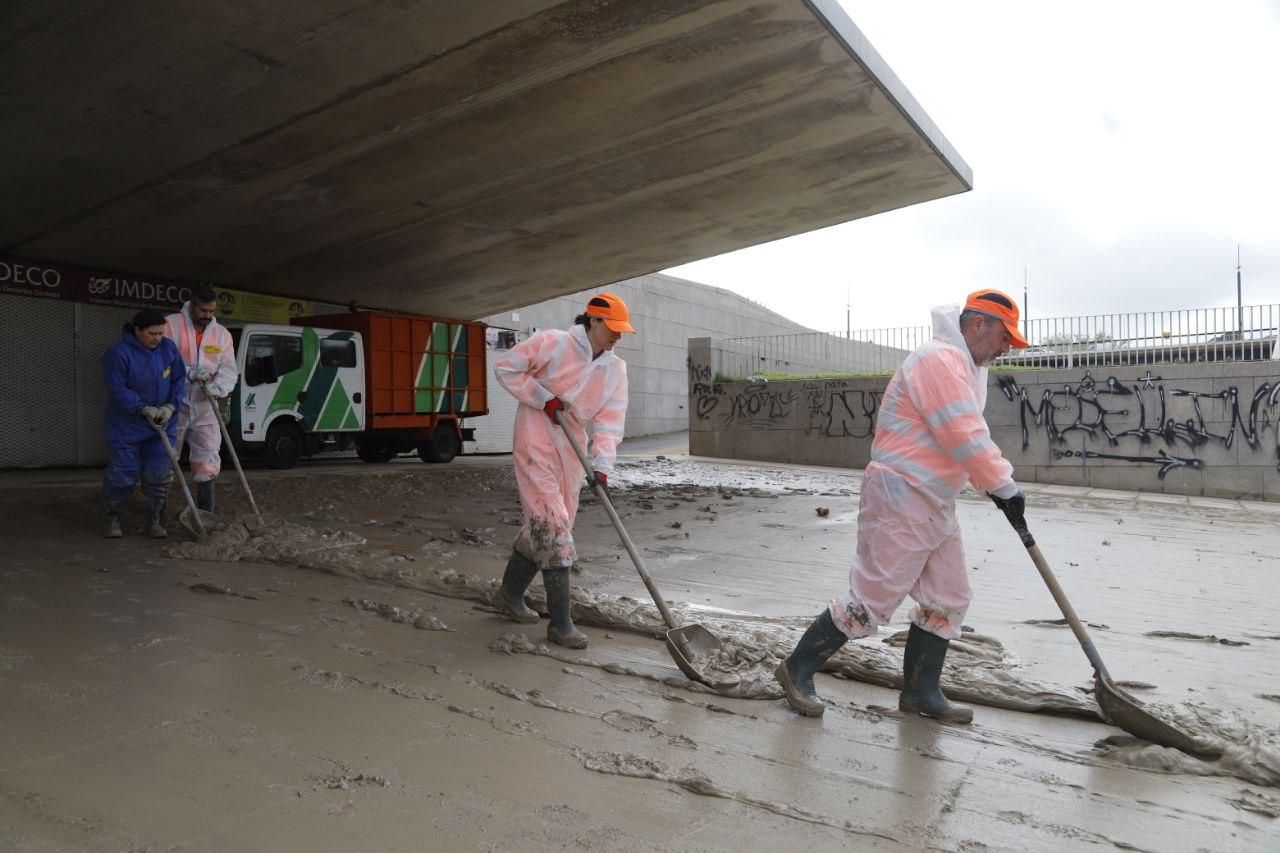 Sadeco culmina la limpieza de las zonas alcanzadas por el río