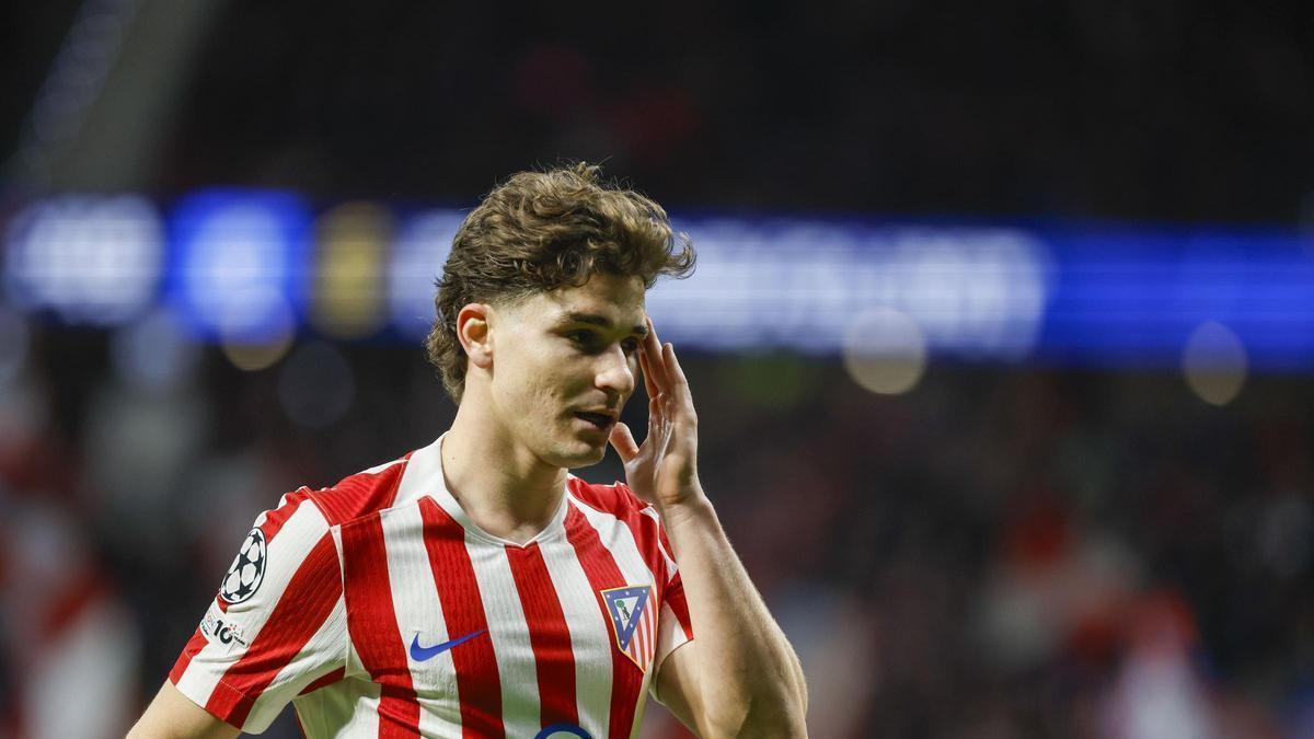 Simeone: "Si queremos llegar a lograr algo, necesitamos el 100% de Julián Álvarez"