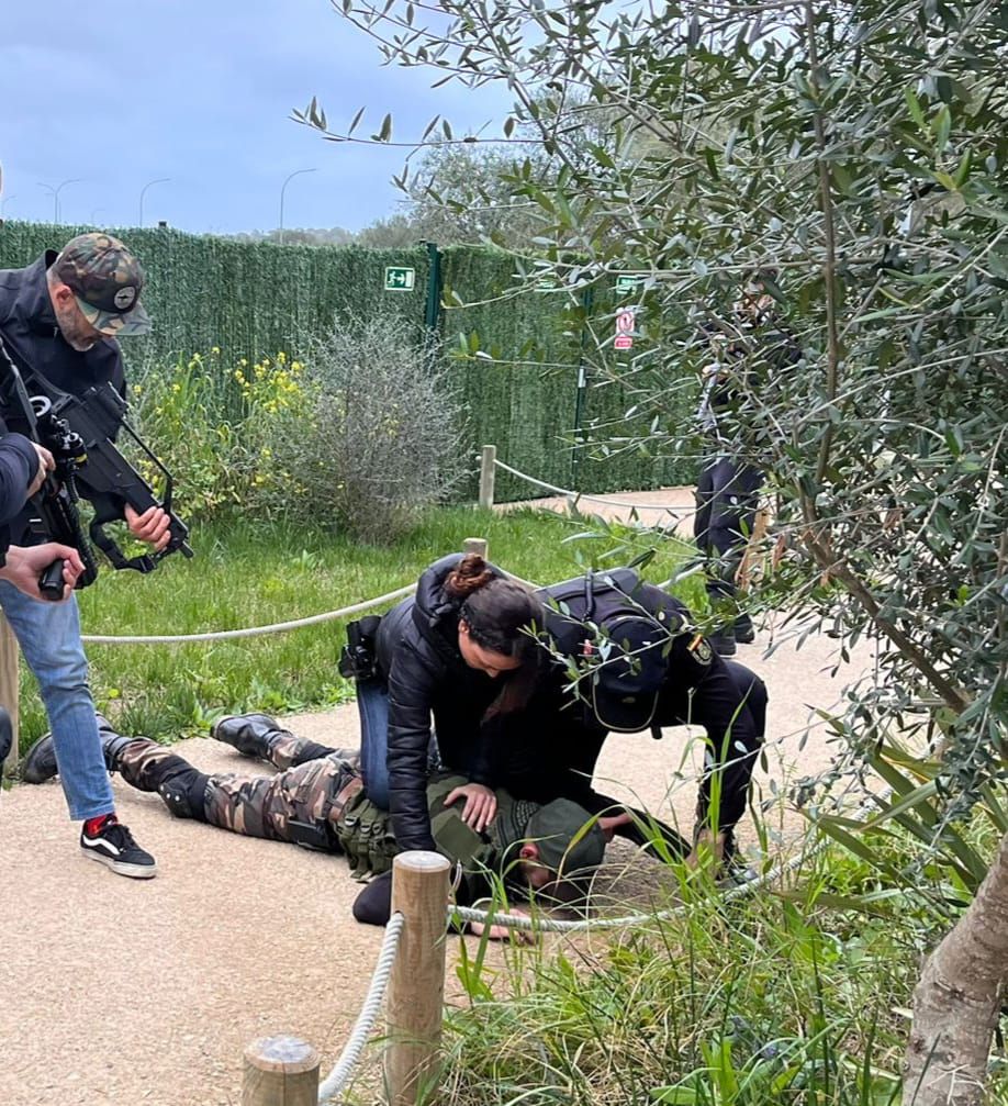 La Policía entrena ante un posible ataque terrorista en Mallorca