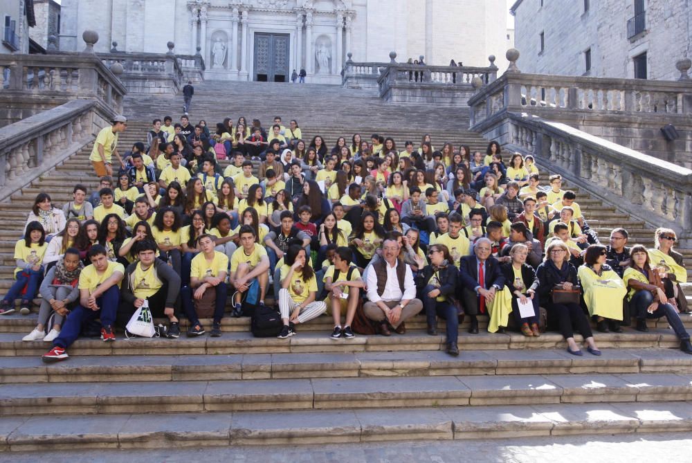 Trobada d''alumnes de municipis amb patrimoni jueu