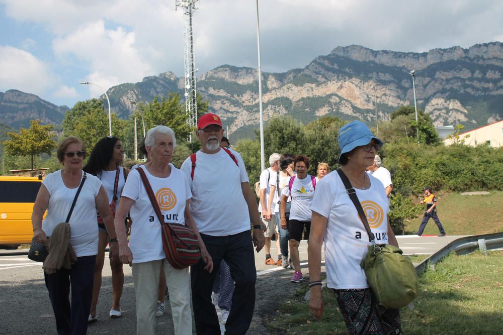 La delegació del Bages a la Diada de Berga