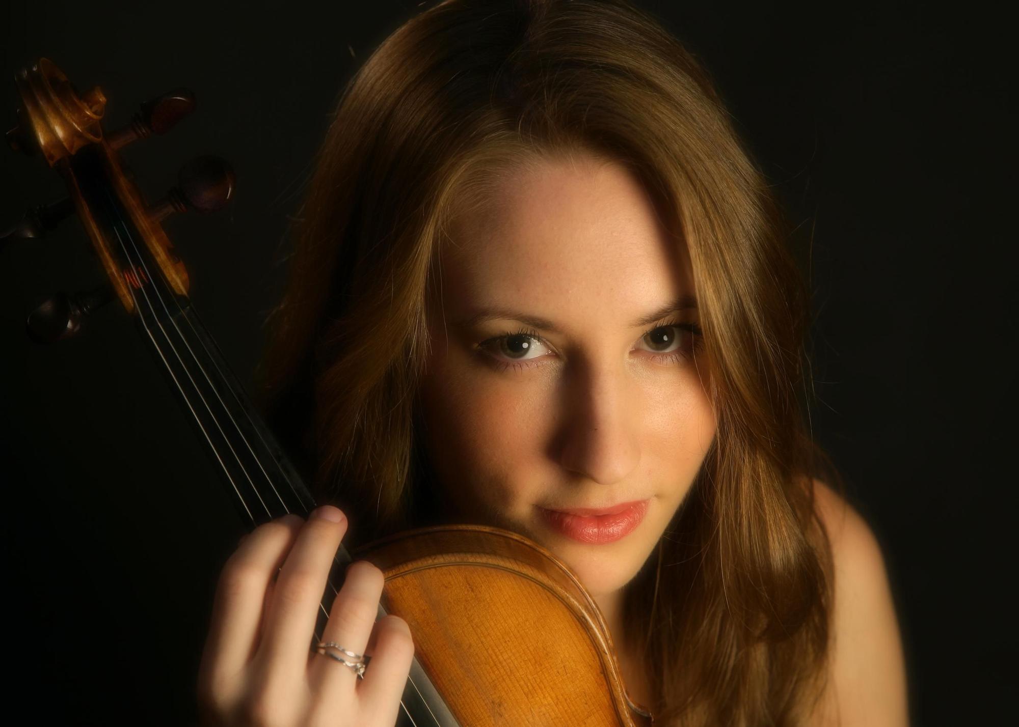 La violinista noruega Anna Nilsen.