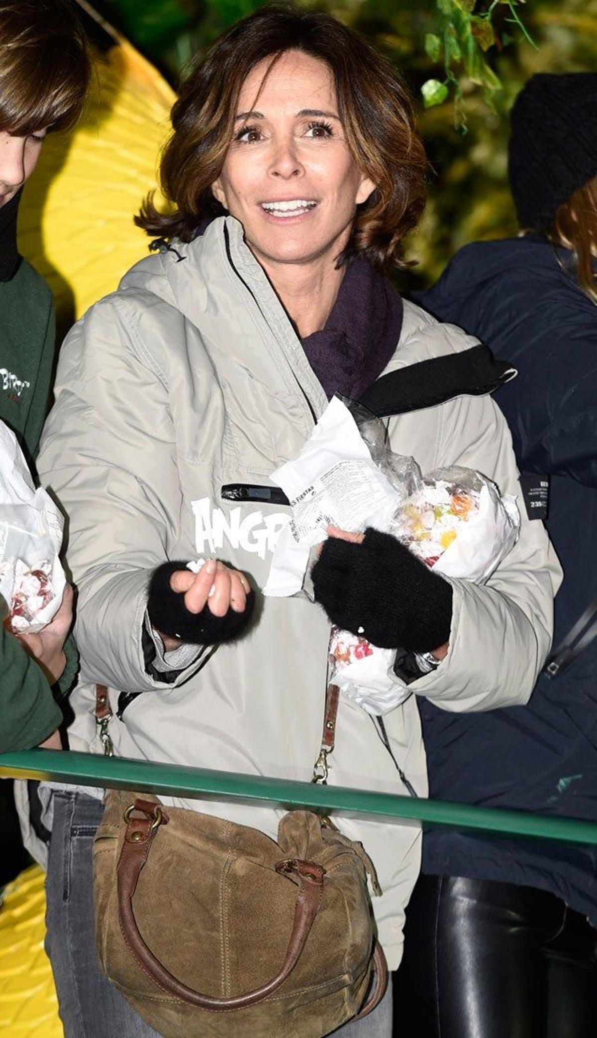 Lydia Bosch, en la Cabalgata de Reyes de Madrid.