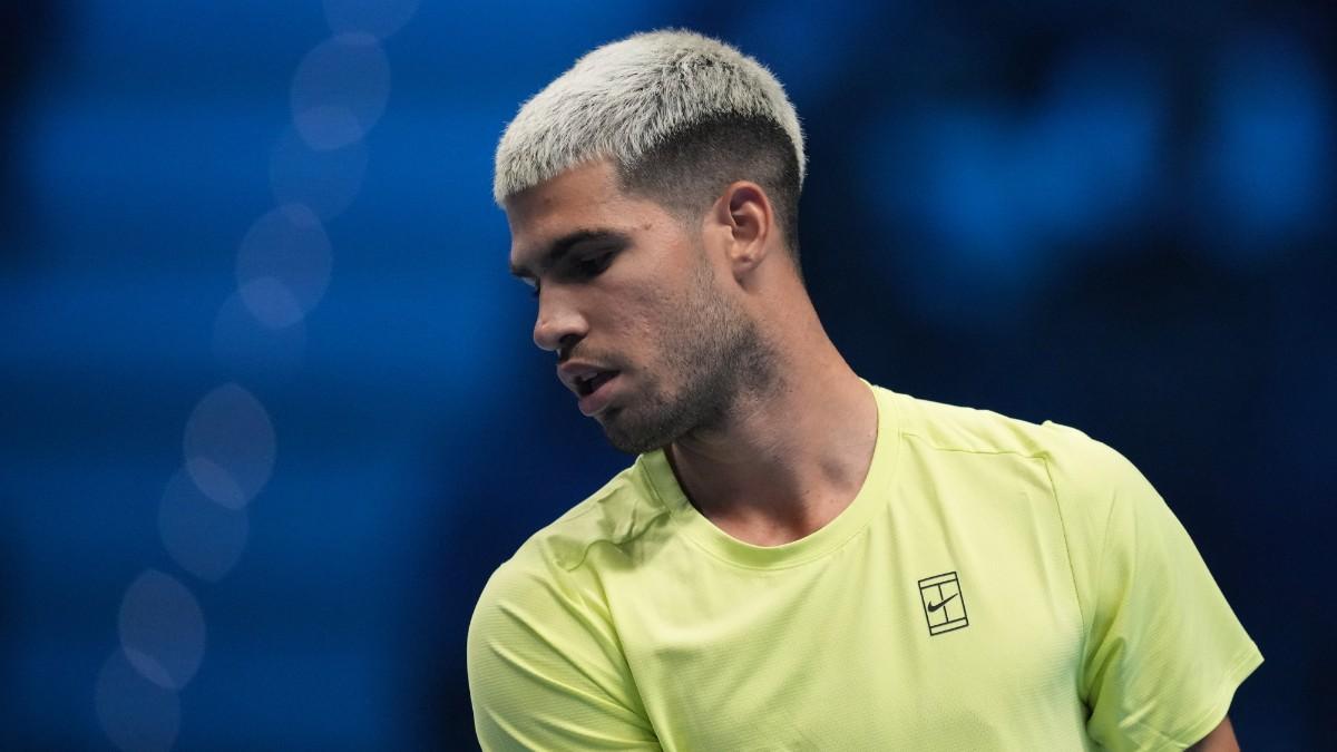Carlos Alcaraz, en las ATP Finals de Turín