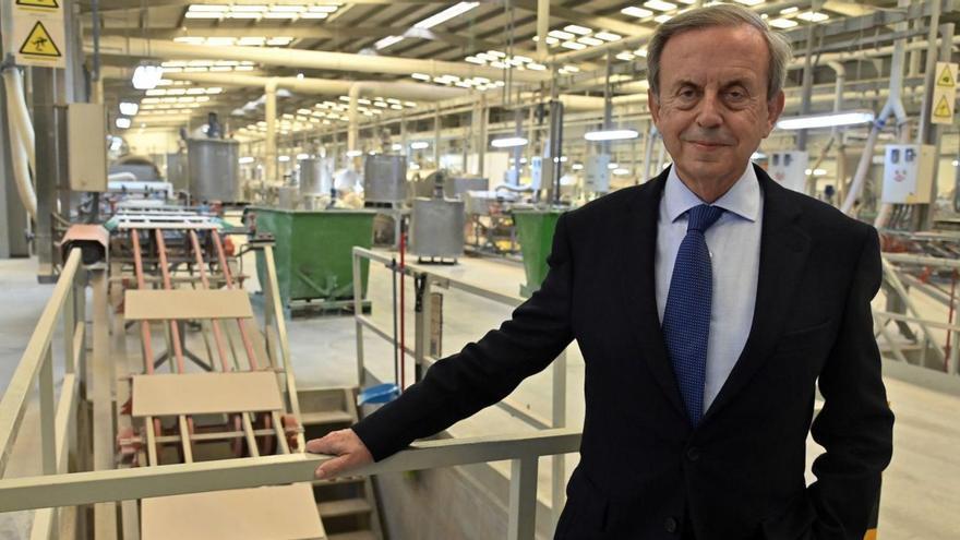 Luis Hernández, a la fàbrica de Grespania a Castelló de la Plana 