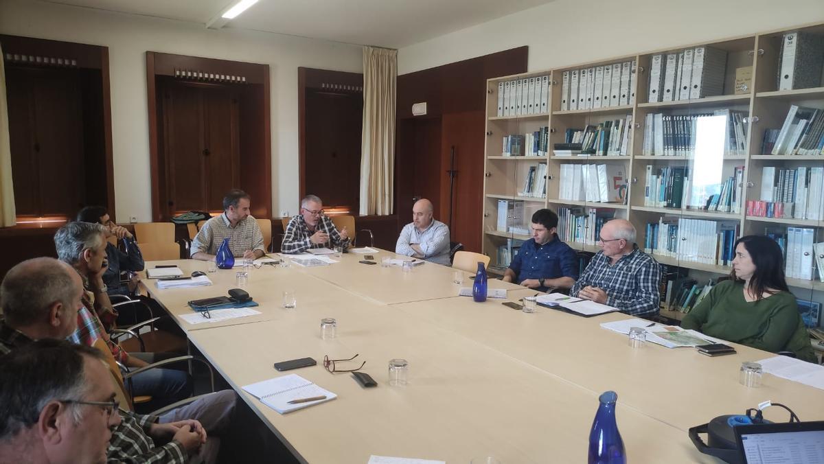 Reunión del Consell de Protecció del parque natural, hace unas semanas.