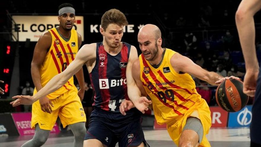 Calathes, en una acción del Baskonia-Barça.