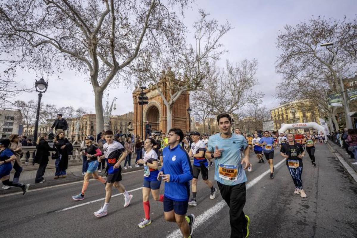 Una imagen de la Media Maratón Barcelona 2025
