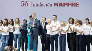 El Rey preside el 50 aniversario de Fundación Mapfre y destaca su contribución a la educación, la investigación y la cultura