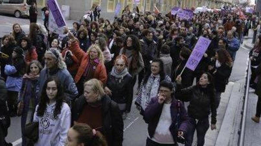 Imagen de la manifestación del pasado 8 de marzo .