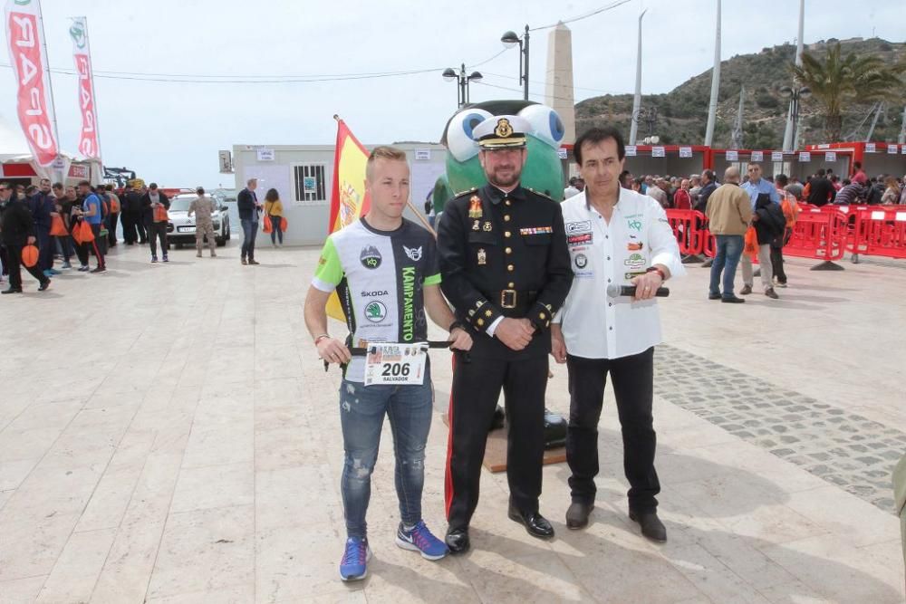 Entrega de dorsales para la Ruta de las Fortalezas de Cartagena