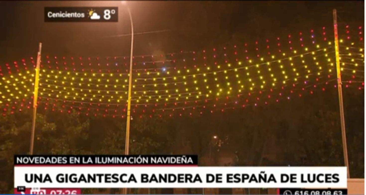 Iluminación navideña en Madrid