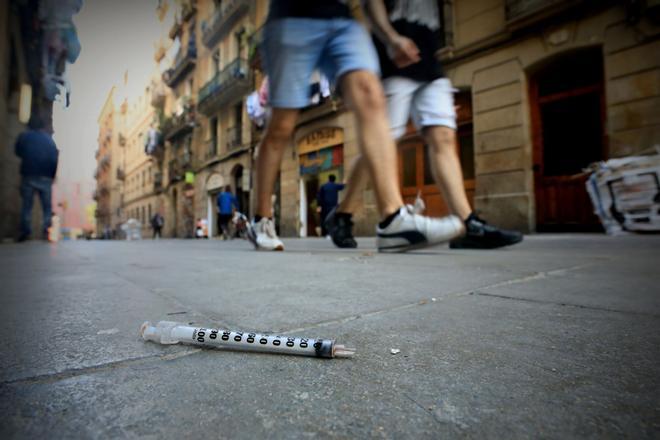 Barcelona triplica la recollida de xeringues al carrer en tres anys i voreja les 70.000