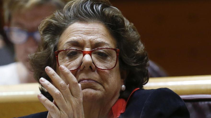 Rita Barberá, en el Senado.