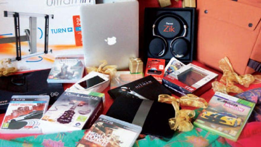 Bazar de gadgets tecnológicos para hombres.