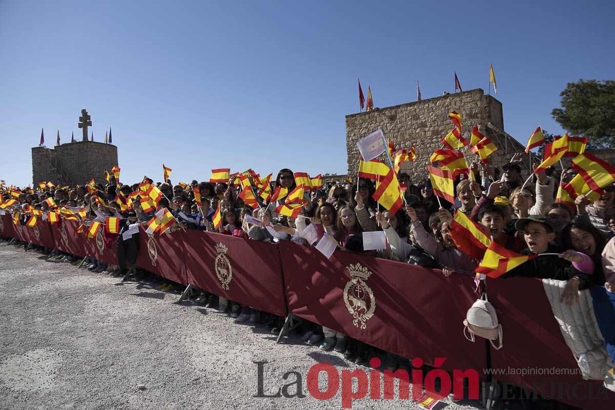 Visita de los reyes de España a Caravaca (explanada de la Basílica)