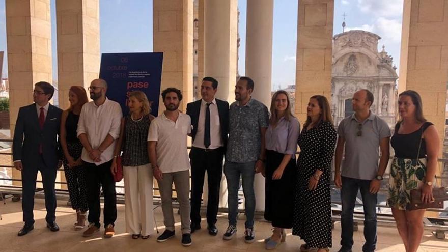 Presentación de &#039;Pase sin llamar&#039; desde el edificio Moneo.