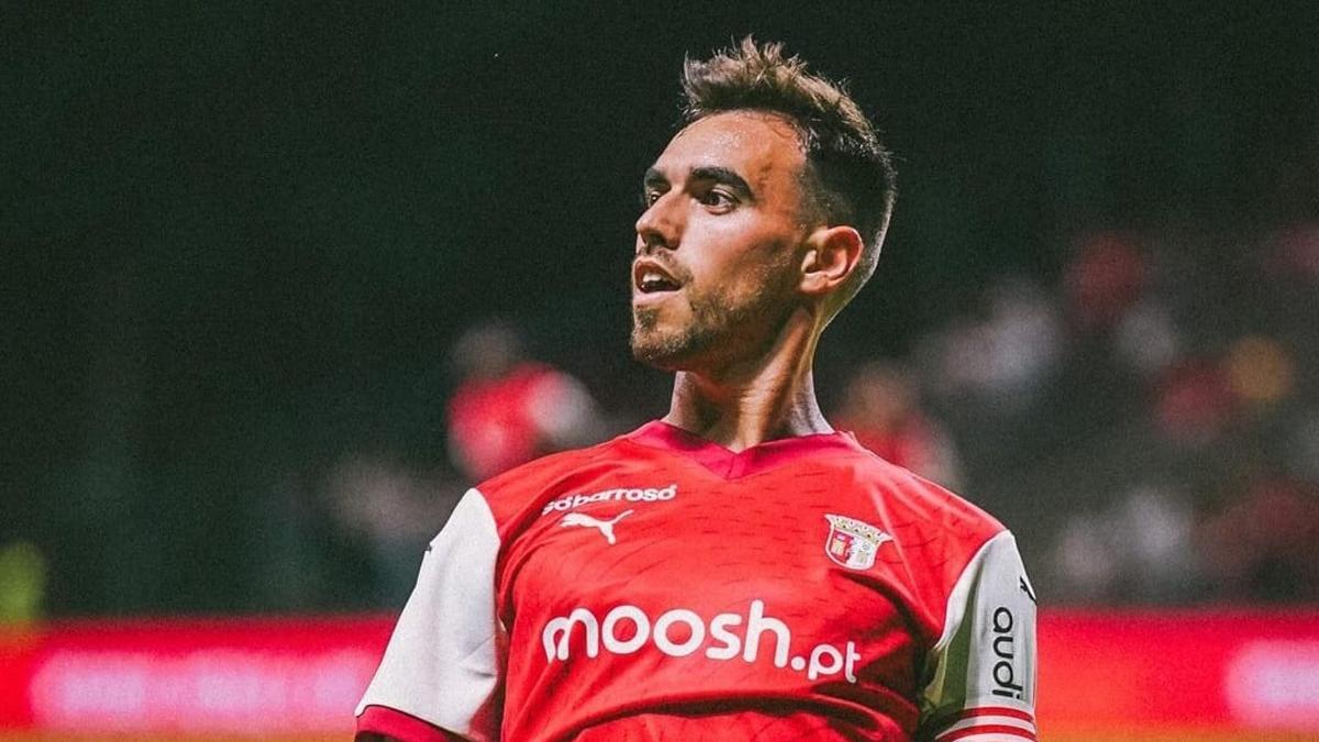 Ricardo Horta, en el Sporting de Braga.