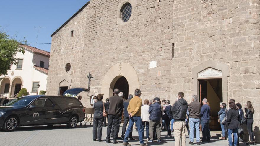 Funeral a l&#039;església de Balsareny