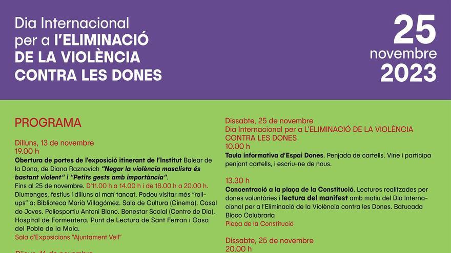 Dia Internacional per a l'eliminació de la violència contra la Dona