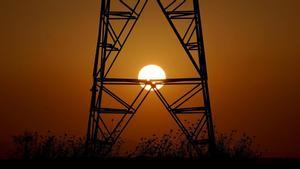 Torre de alta tensión.