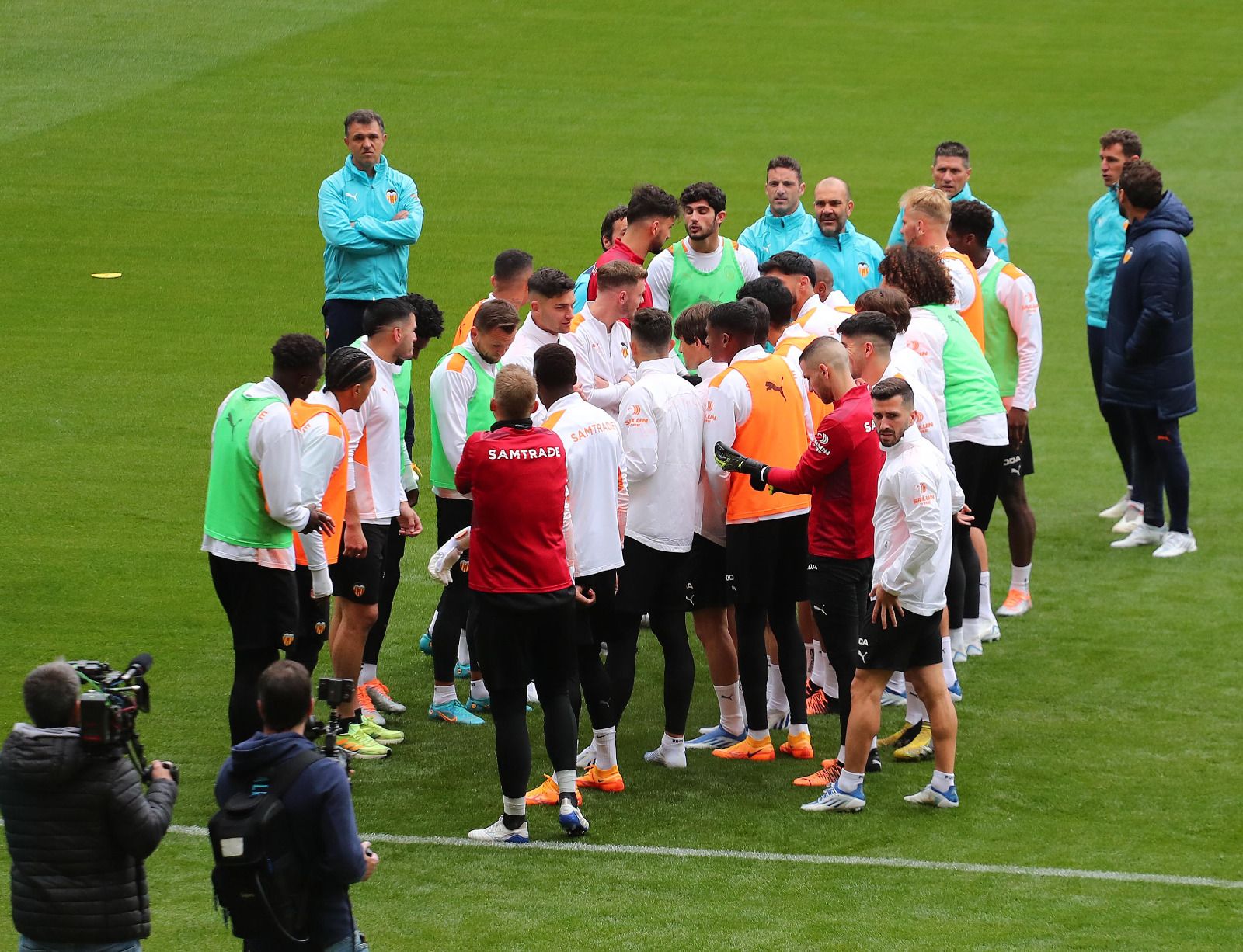 Así ha sido el entrenamiento del Valencia CF en La Cartuja