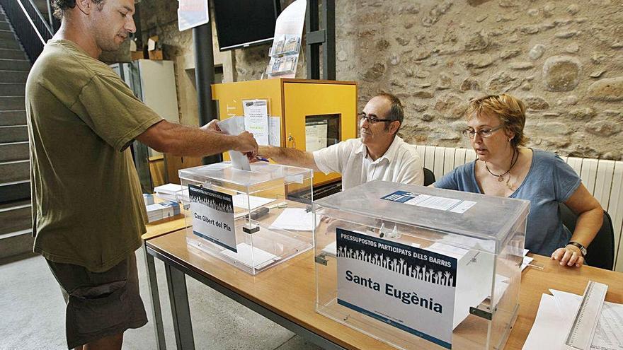 Votació dels pressupostos participats el 2013.