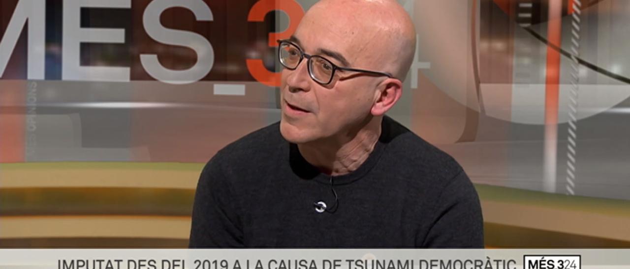 Oriol Soler, en ‘Més 324’ (TV3).