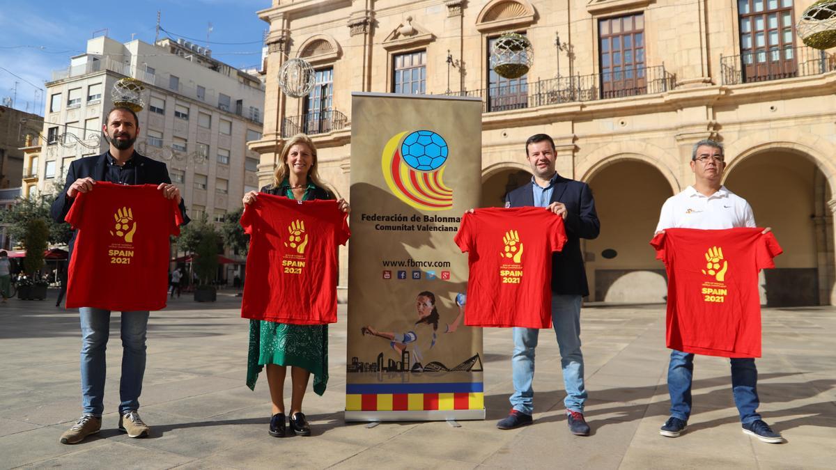 Presentación del torneo de balonmano inclusivo en Castelló.