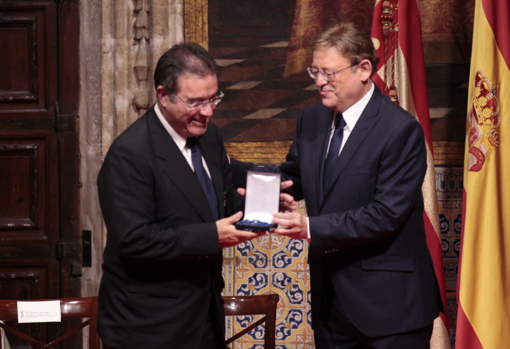 Acto institucional por el 9 d'Octubre en el Palau de la Generalitat