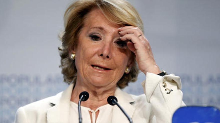 Esperanza Aguirre, en una imagen de archivo.