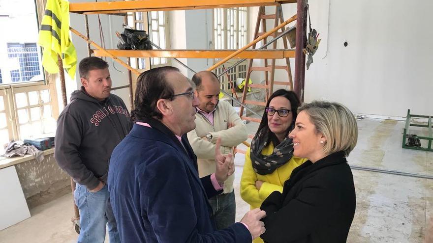 Visita a las obras de la Casa del Niño.