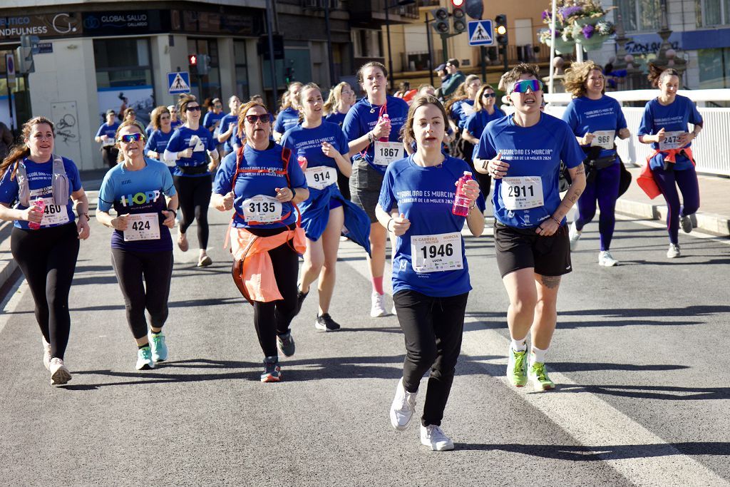 Las imágenes de la llegada a meta de la Carrera de la Mujer de Murcia 2024