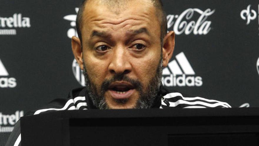 Nuno, en rueda de prensa.