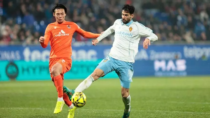 El Zaragoza y la Real Sociedad B firman las tablas en un partido en el que ambos equipos han anotado un gol