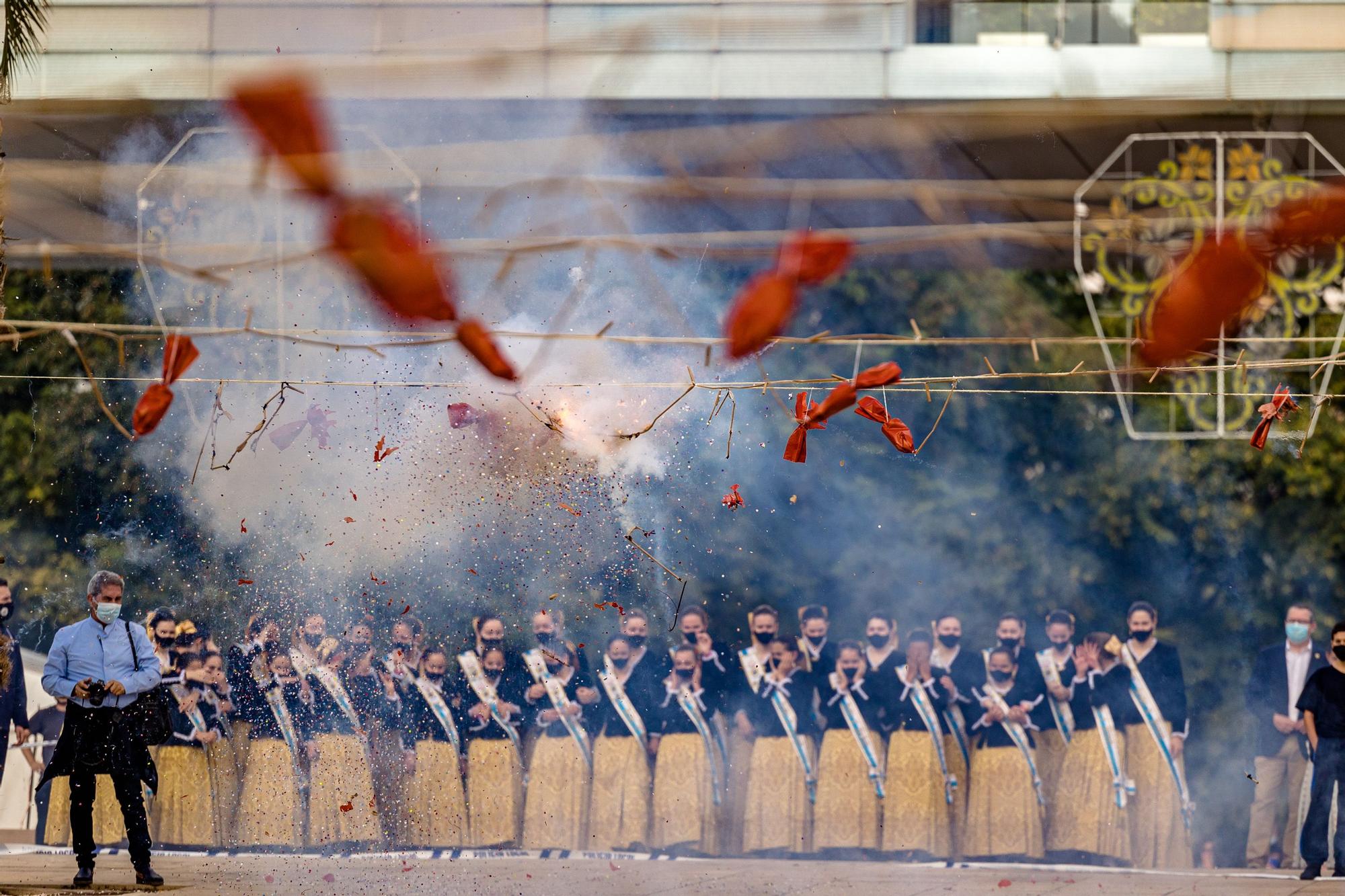 Mascletà infantil en las fiestas de Benidorm