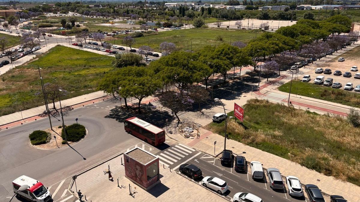 Una perspectiva aérea de una parte del sector Tulell, donde al menos tres empresa proyectan la construcción de vivienda.