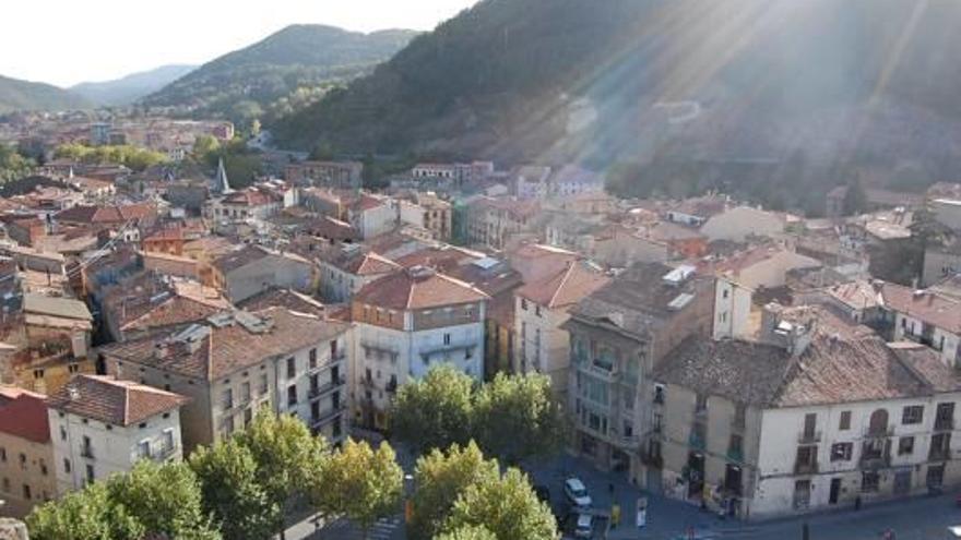 Ripoll, des de la torre del Monestir