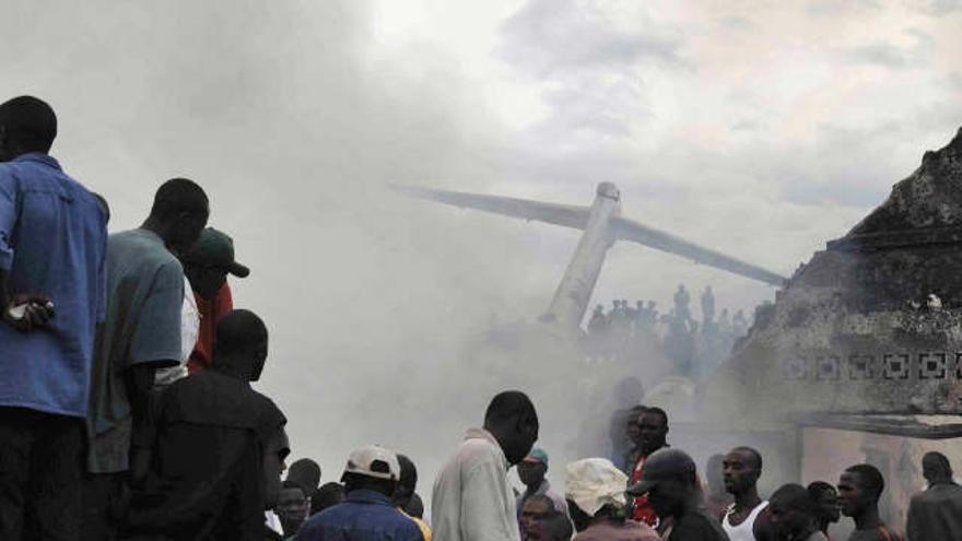 Al menos 63 muertos en un accidente aéreo en el Congo