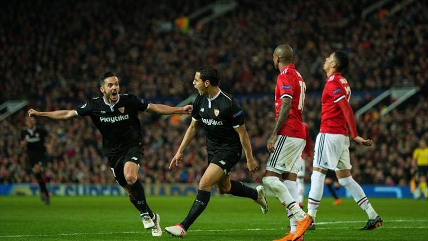 El Sevilla FC sueña a lo grande en Old Trafford