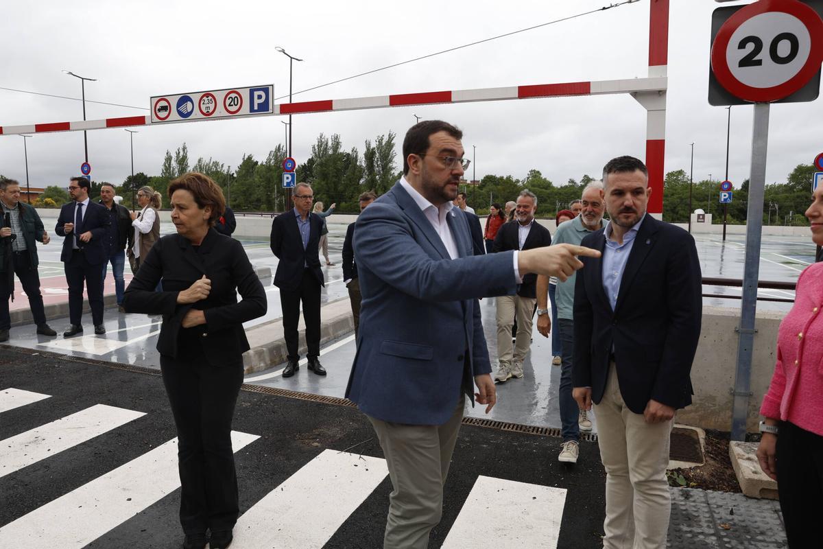 EN IMÁGENES: Así es el nuevo parking disuasorio de la avenida Portugal de Gijón